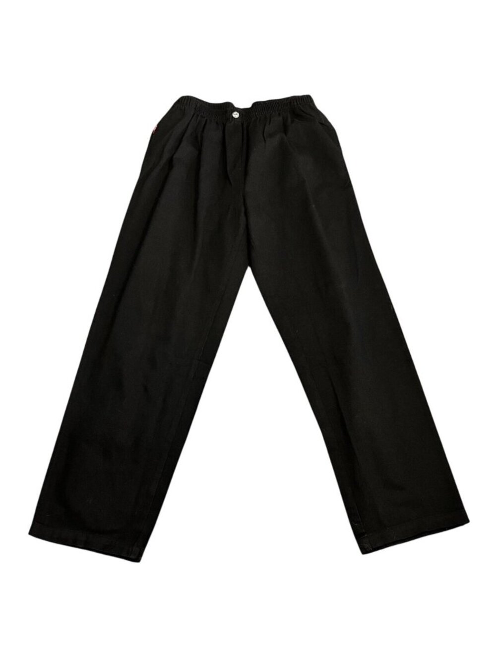 Women 20T Denim Pants Black Classic Fit Pull On Straight Leg Casual Woman Within